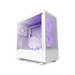 Кутия NZXT H5 Flow RGB Matte White Mid-Tower