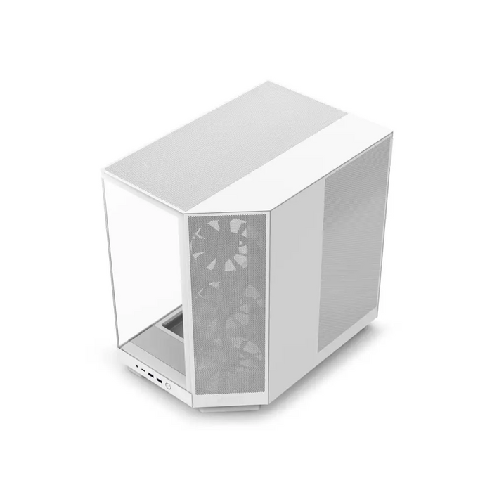 Кутия NZXT H6 Flow Matte White - Middle Tower