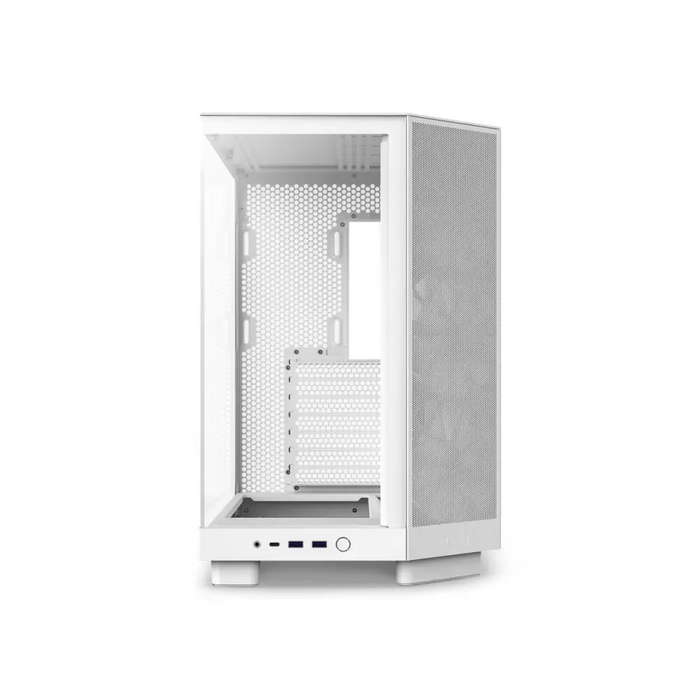 Кутия NZXT H6 Flow Matte White - Middle Tower
