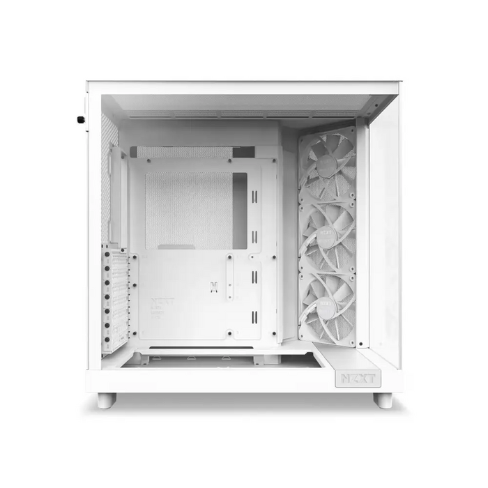 Кутия NZXT H6 Flow Matte White - Middle Tower