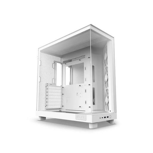 Кутия NZXT H6 Flow Matte White - Middle Tower