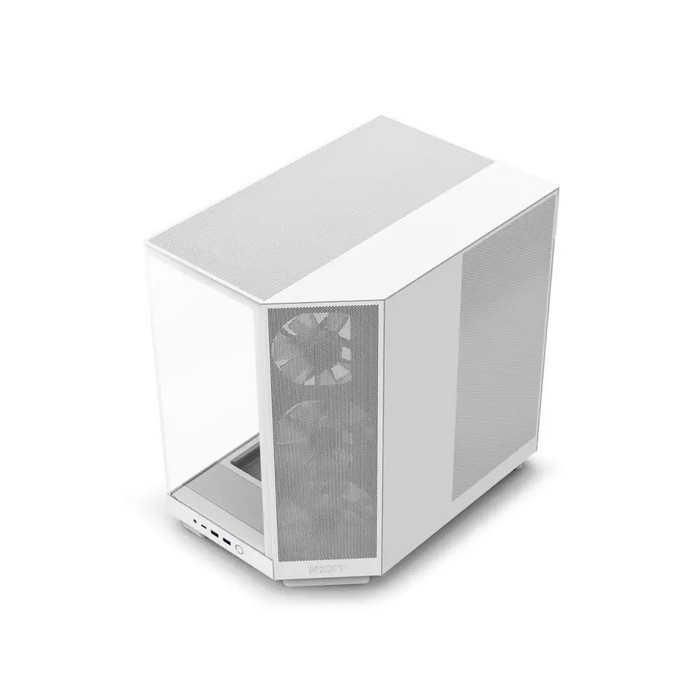 Кутия NZXT H6 Flow RGB Matte White - Middle Tower