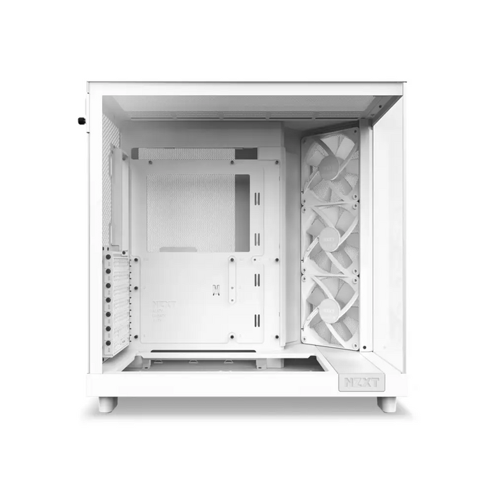 Кутия NZXT H6 Flow RGB Matte White - Middle Tower