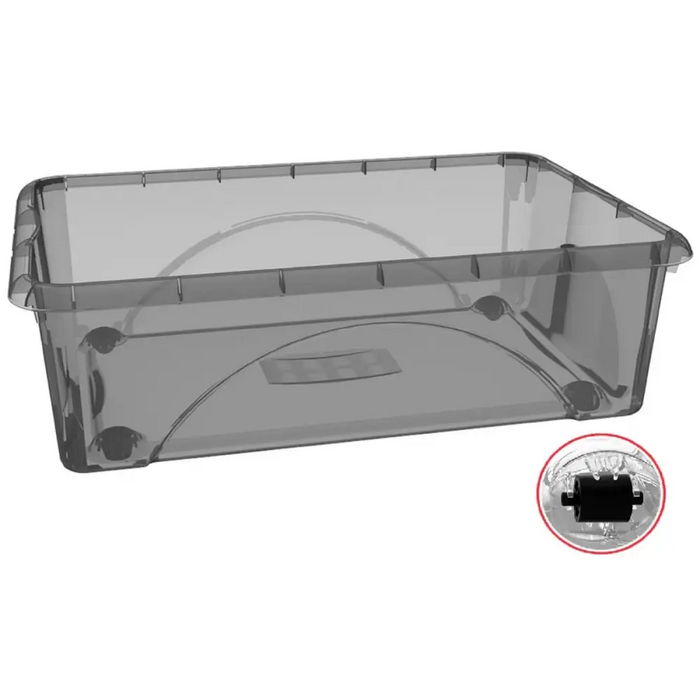 КУТИЯ С КОЛЕЛЦА DUNE 30L АНТРАЦИТ