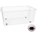 КУТИЯ С КОЛЕЛЦА DUNE 45L ПРОЗРАЧНА