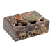 Кутия за бижута Home ESPRIT Кафяв Многоцветен 15 X 10 X 5,5