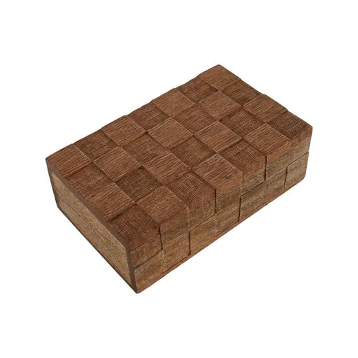 Кутия за бижута Home ESPRIT Естествен Дърво манго (2 Части)