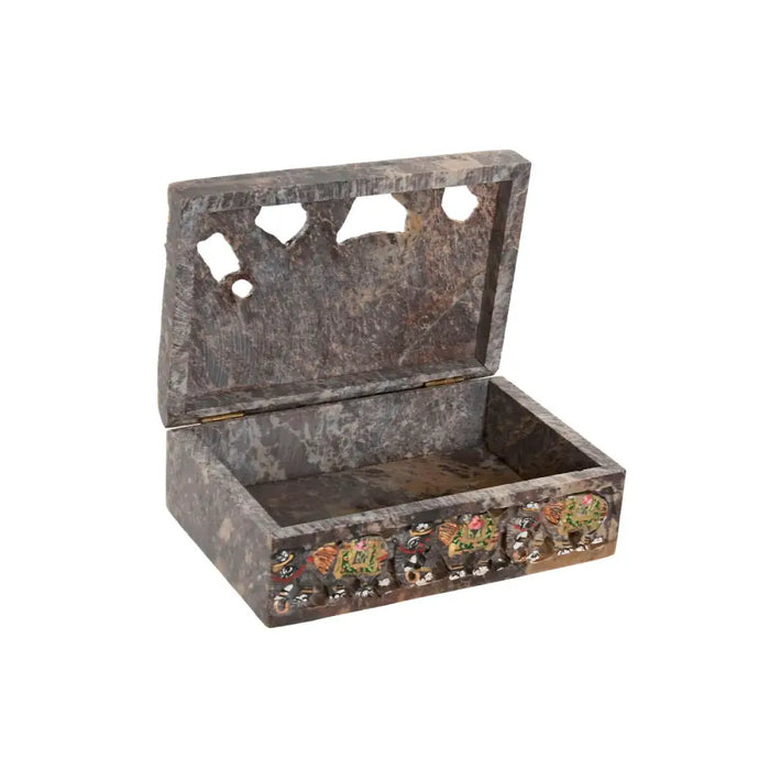 Кутия за бижута Home ESPRIT Кафяв Многоцветен 15 X 10 X 5,5