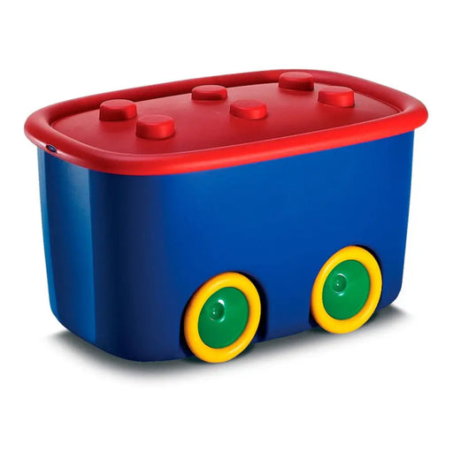 КУТИЯ ЗА ИГРАЧКИ С КОЛЕЛЦА 46L 32X39X58CM KIS