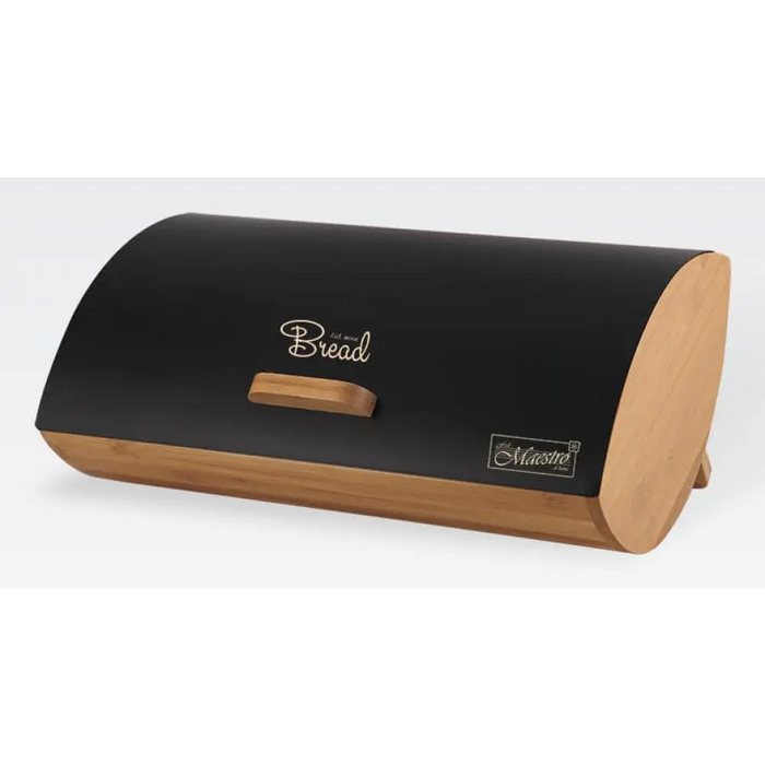 Кутия за хляб Maestro MR-1775-BLACK Друга Черна Дърво
