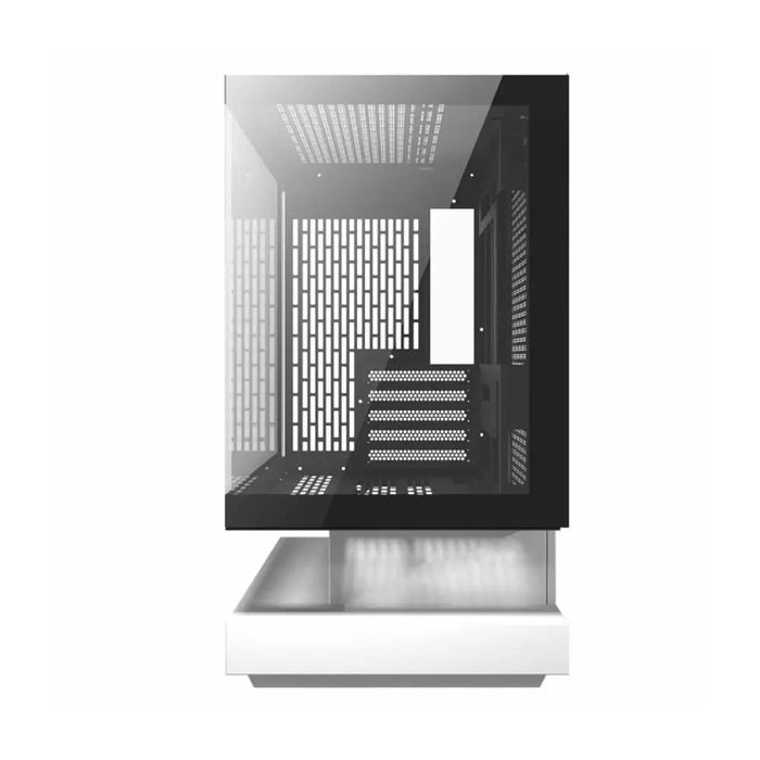 Кутия за компютър Darkflash F1 (бяла) + 6 ARGB вентилатора