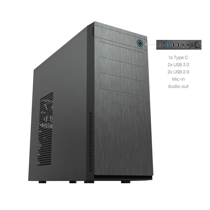 Кутия за компютър Chieftec HC-10B-OP Mini-Tower Black