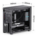 Кутия за компютър JONSBO D41 MESH SCREEN Черен