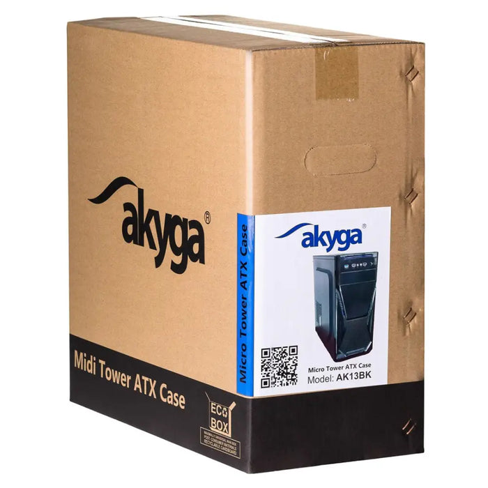 Кутия за компютър Akyga AK13BK Micro Tower Black