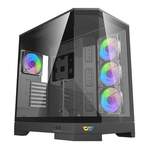 Кутия за компютър Darkflash DQX90 (черна)
