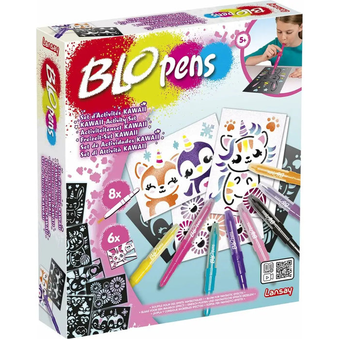 Кутия за Оцветяване Lansay BLOPENS KAWAII Многоцветен