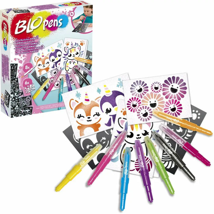 Кутия за Оцветяване Lansay BLOPENS KAWAII Многоцветен