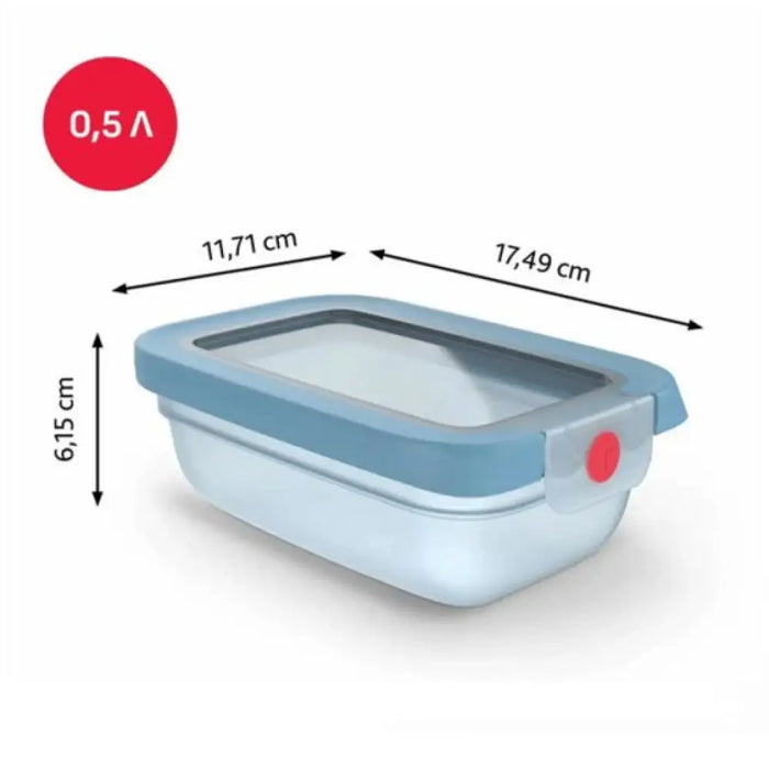 Кутия за съхранение TEFAL oneClick 0.5 л - N1210110