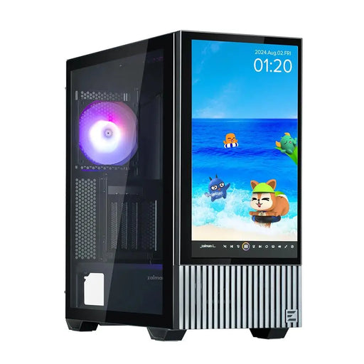 Кутия Zalman Z10 DS 15.6 FHD Display Mid-Tower Tempered
