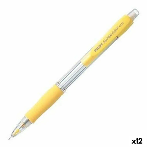 Кутийка за Пълнители за Химикал Pilot Super Grip Жълт 0,5