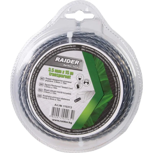 КВАДРАТНА КОРДА УСИЛЕНА 3.5ММ 15М RAIDER