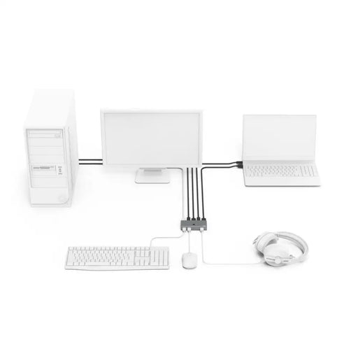 KVM превключвател Hama Connect2Switch 4-портов USB HDMI