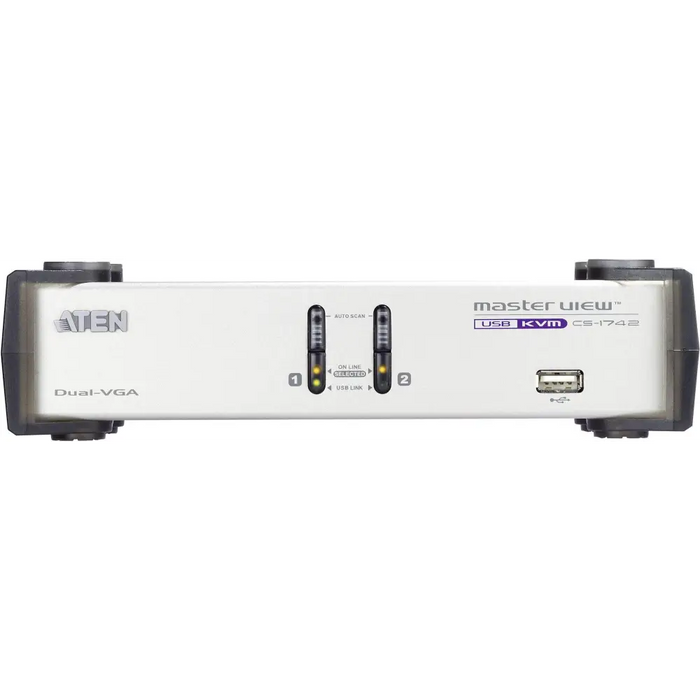 KVMP превключвател ATEN CS1742C-AT 2-портов