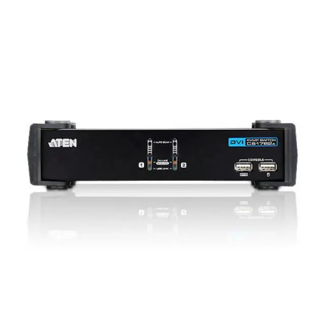 KVMP превключвател ATEN CS1762A-AT 2-портов USB DVI Audio
