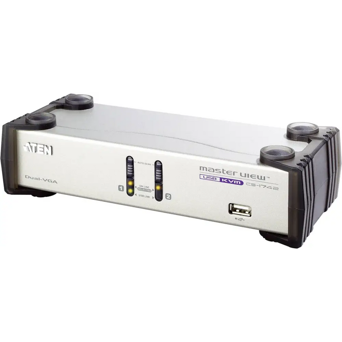KVMP превключвател ATEN CS1742C-AT 2-портов