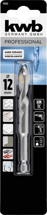СВРЕДЛО ЗА КЕРАМИКА HEX 12Х90ММ KWB