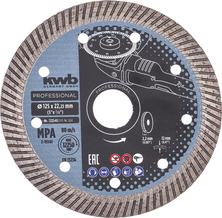 ДИСК ДИАМАНТЕН 125ММ TURBO KWB