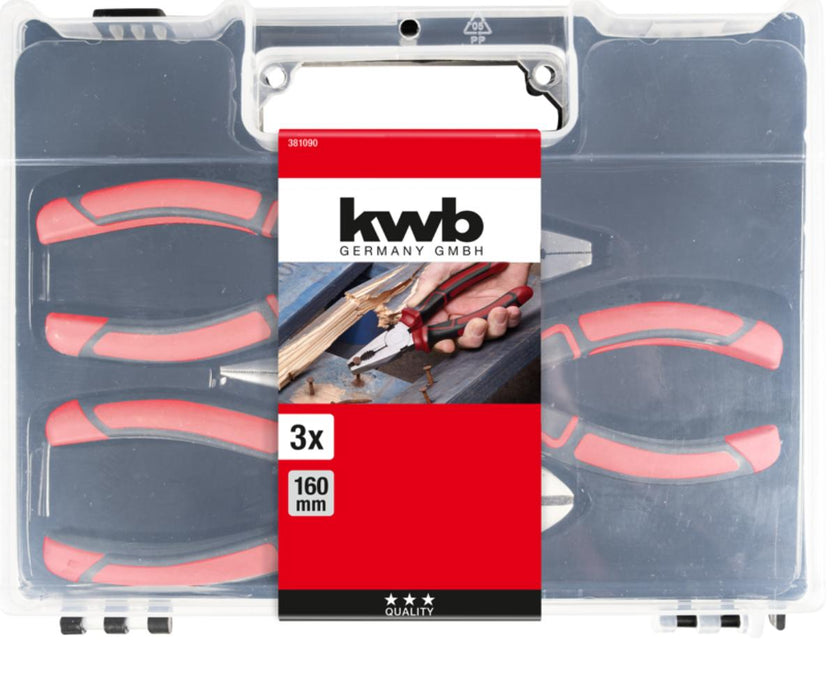 КОМПЛЕКТ КЛЕЩИ 3БР KWB