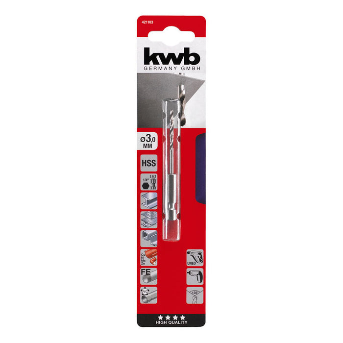 СВРЕДЛО ЗА МЕТАЛ KWB 3x45x79