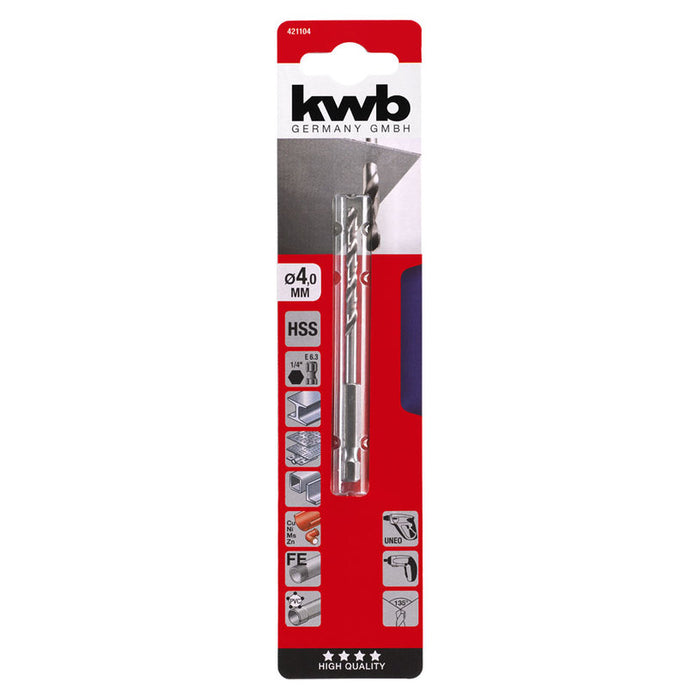 СВРЕДЛО ЗА МЕТАЛ KWB 4x60x93