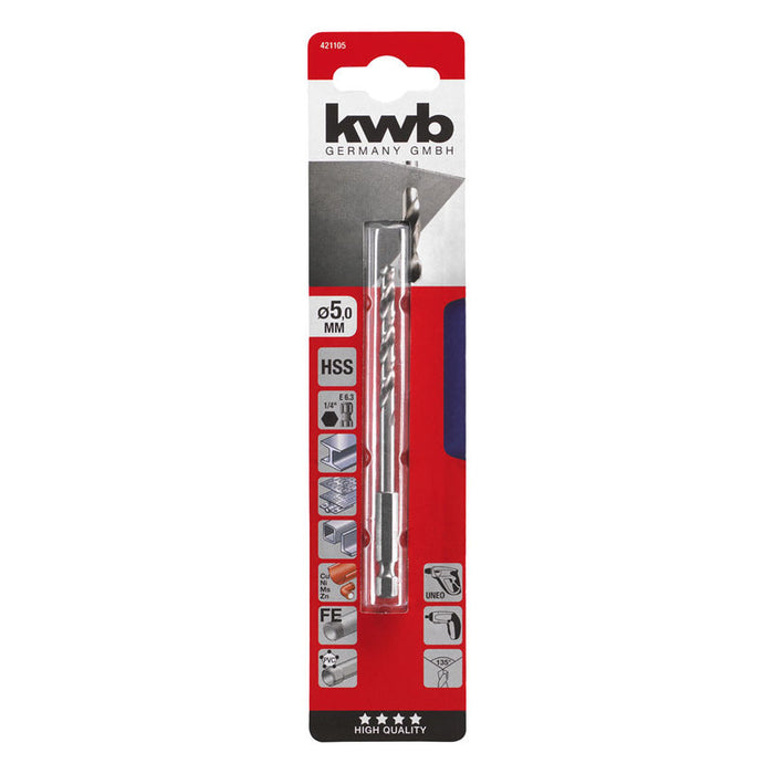 СВРЕДЛО ЗА МЕТАЛ KWB 5x70x104