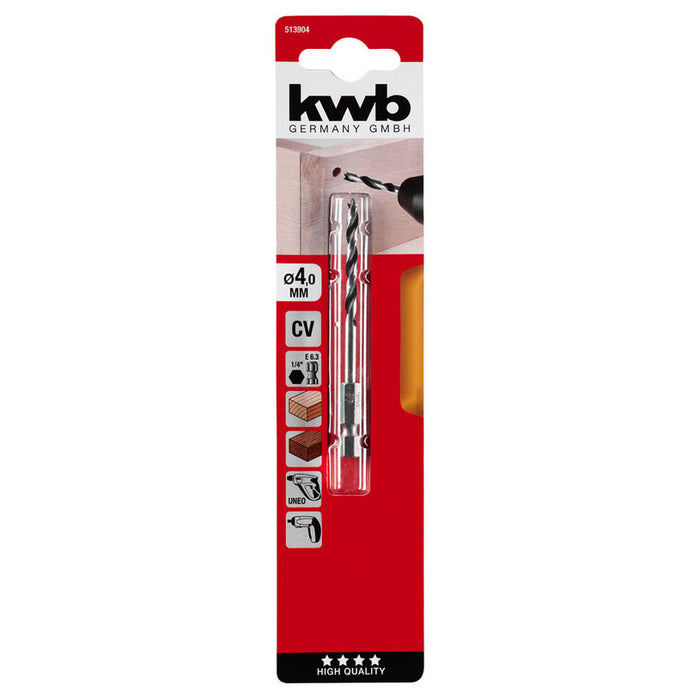 СВРЕДЛО ЗА ДЪРВО KWB 4x43x88