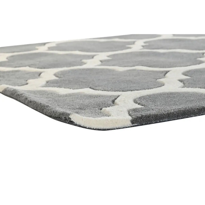 Килим DKD Home Decor Сив полиестер 120 x 180 x 2 cm