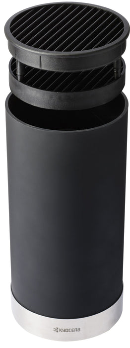 Керамични ножове с блок KYOCERA, 2 бр, черни/бели