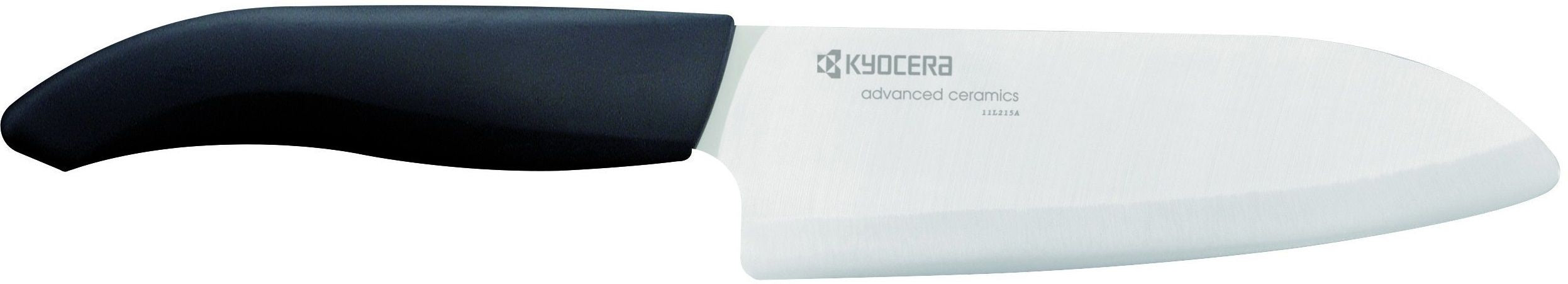 Керамични ножове с блок KYOCERA, 2 бр, черни/бели