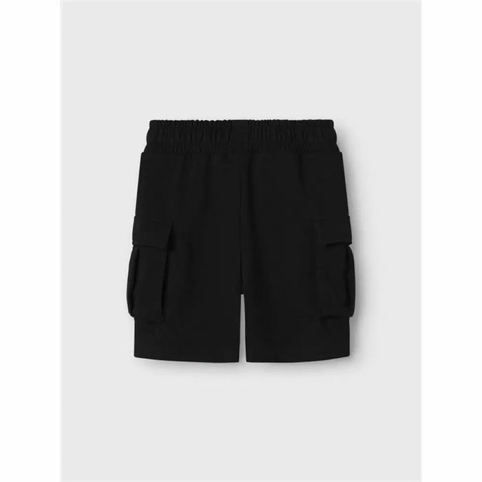 Къси панталони Name It Nkmollie Cargo Unb Noos Черен Детски