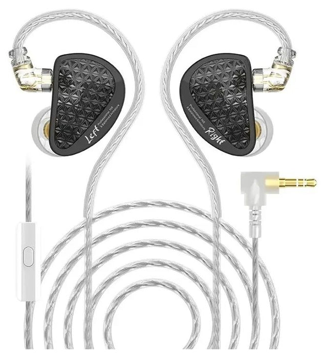 Слушалки с микрофон KZ - AS16 Pro, черни