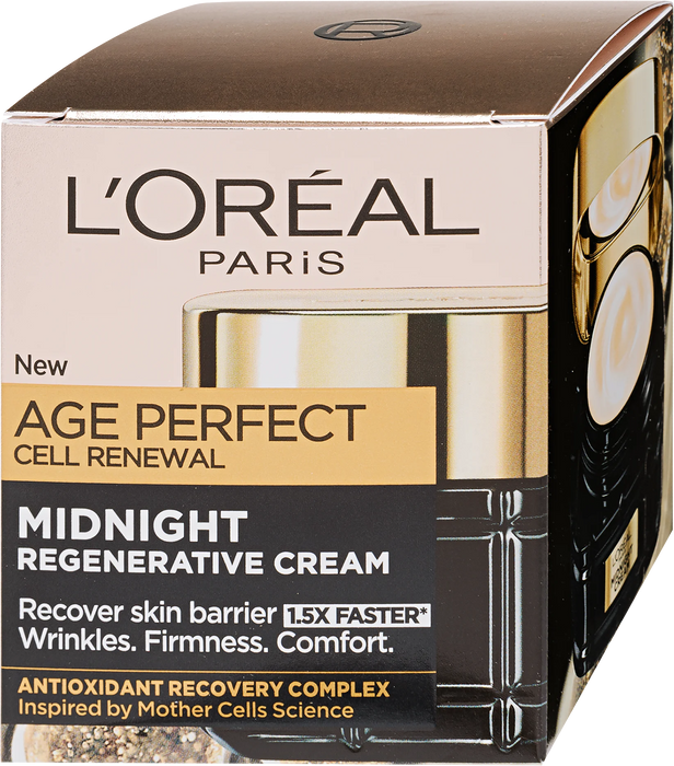 Нощен крем за лице AGE PERFECT, 50 ml