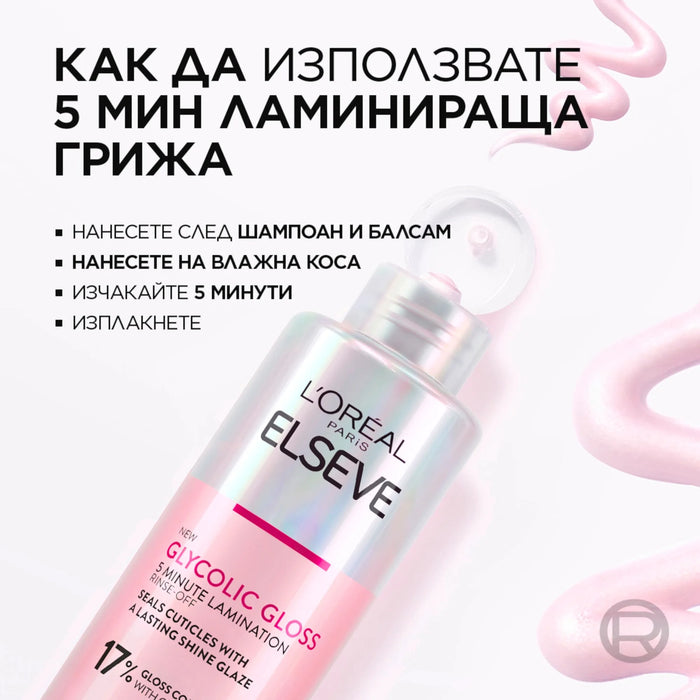 Грижа за коса Glycolic Gloss, 200 ml