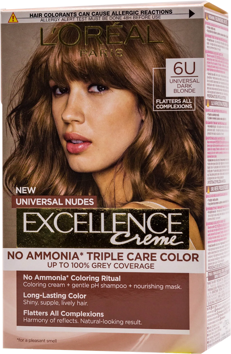 Боя за коса без амоняк Nudes, Nr.6U Universal Dark Blonde, 1 бр