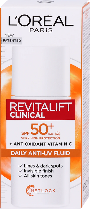 Флуид за лице Revitalift Clinical SPF50+, 50 ml
