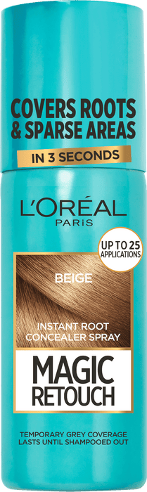 Спрей за прикритие на бели коси, Beige, 75 ml