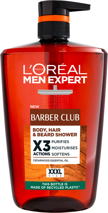 Душ гел за мъже Barber Club, 1 000 ml