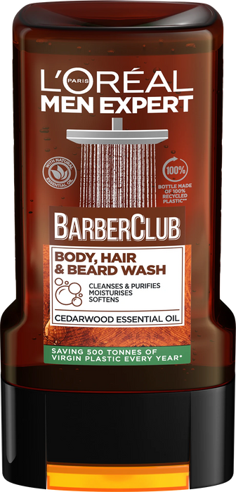 Душ гел за тяло Barber Club, 300 ml