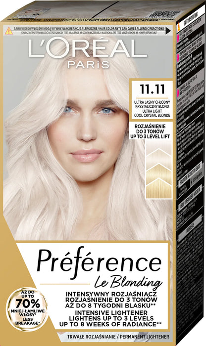 Боя-изсветлител за коса - Nr.11.11 Ultra Light Cool Crystal Blonde, 1 бр