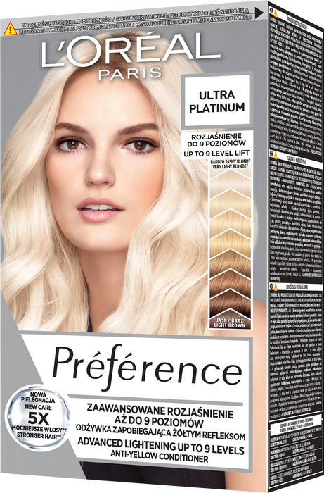 Боя-изсветлител за коса - Ultra Platinium, 1 бр